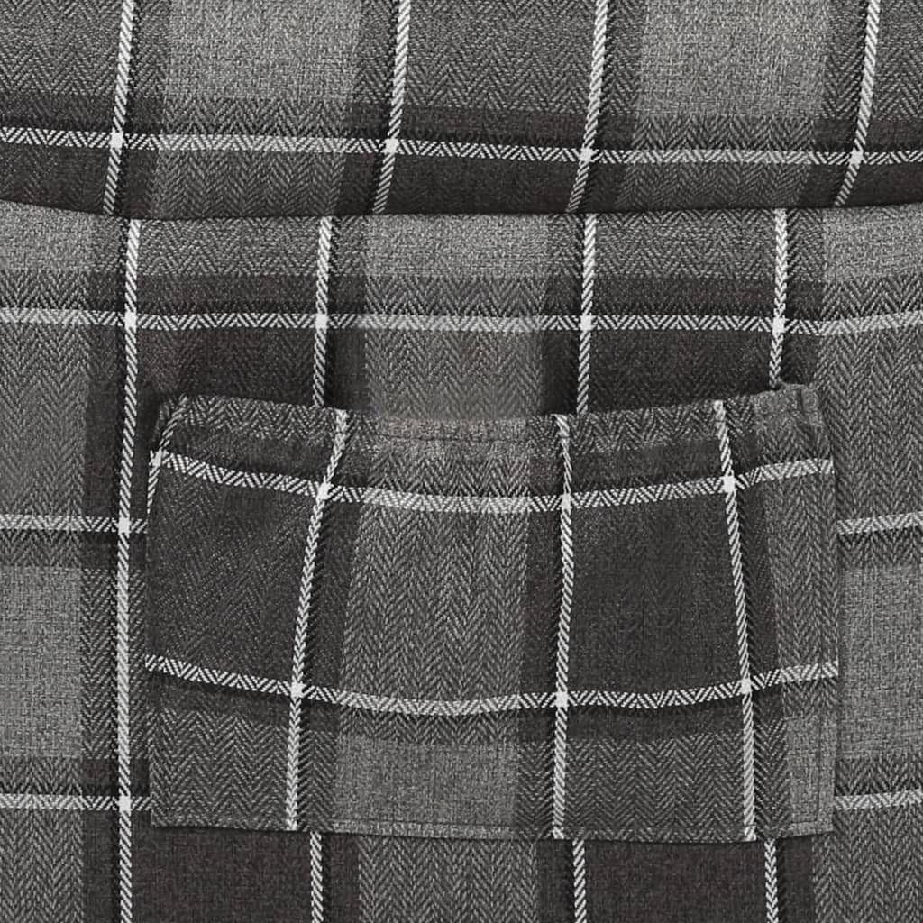 vidaXL Relaxsessel Verstellbar Grau Stoff