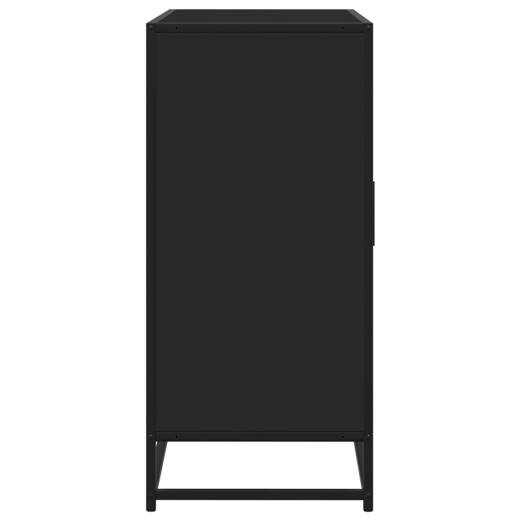 vidaXL Sideboard Schwarz 92x35x76 cm Holzwerkstoff