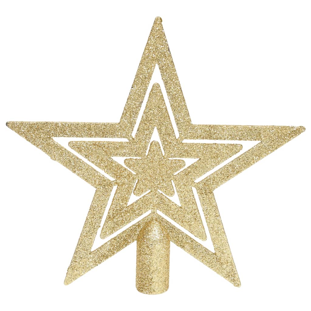 vidaXL 70-tlg. Weihnachtskugel-Set Golden und Rot