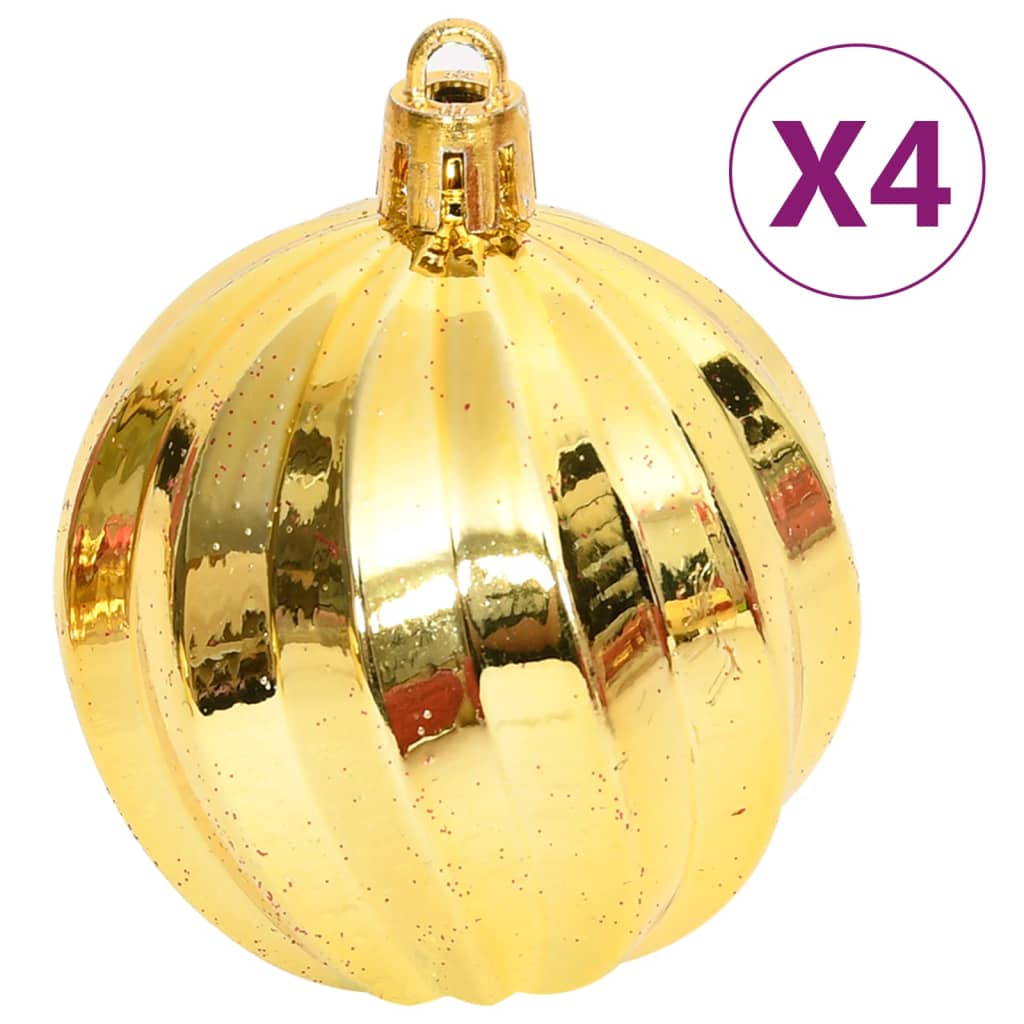 vidaXL 108-tlg. Weihnachtskugel-Set Golden und Rot