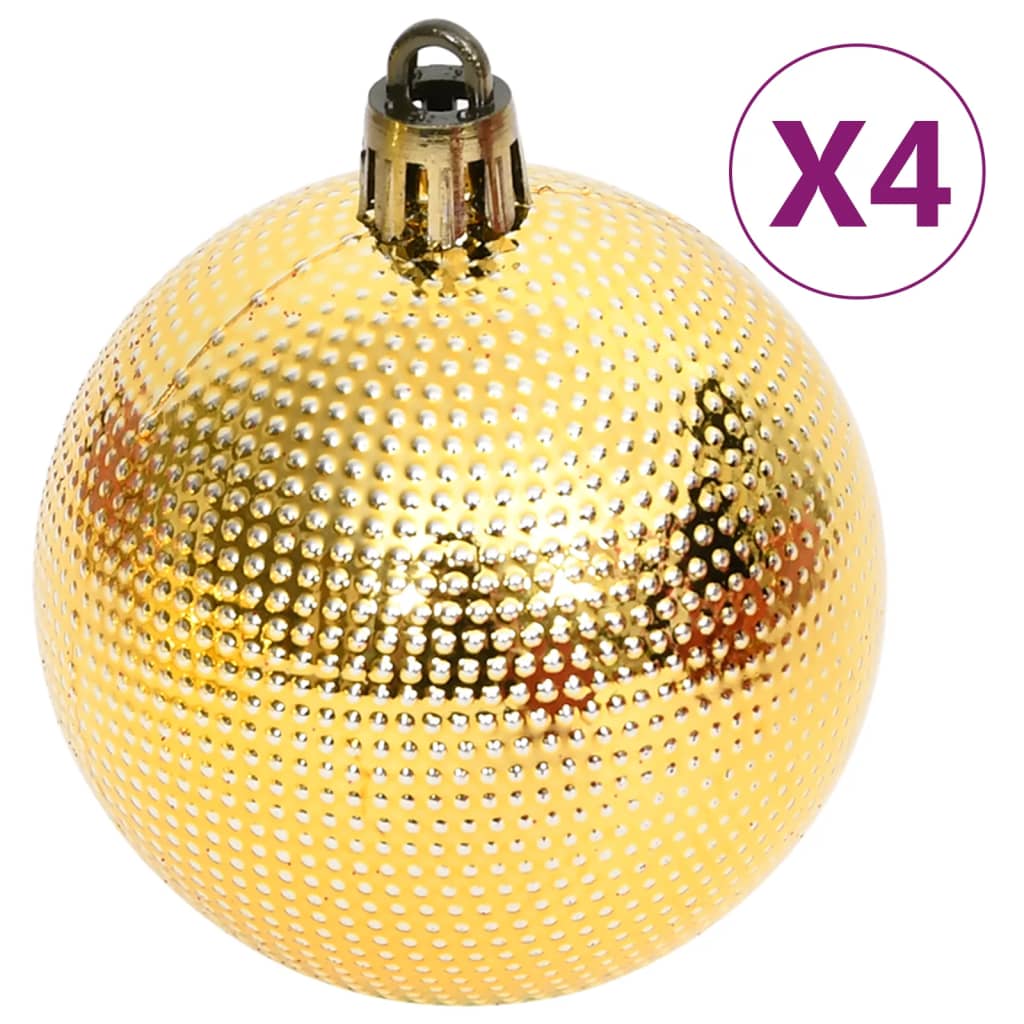 vidaXL 108-tlg. Weihnachtskugel-Set Golden und Rot