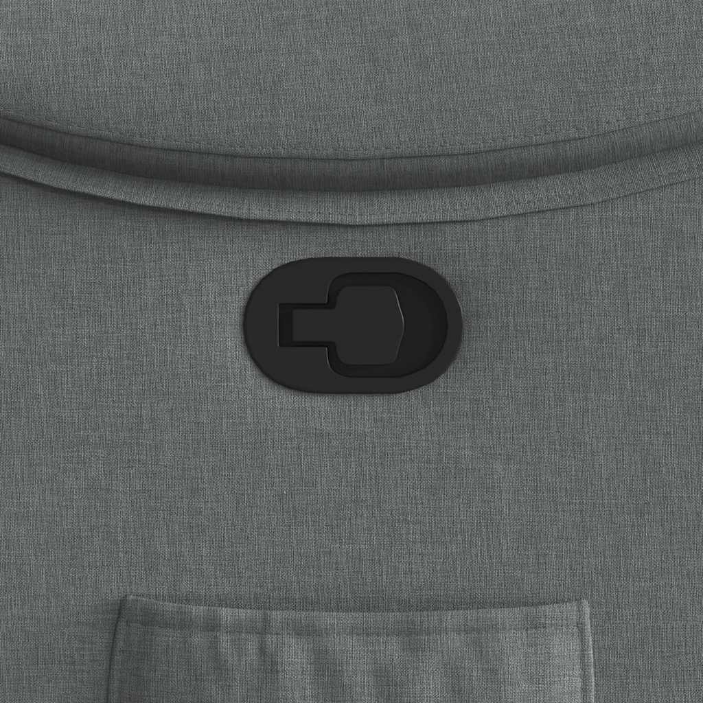 vidaXL Relaxsessel, Stoff, Dunkelgrau