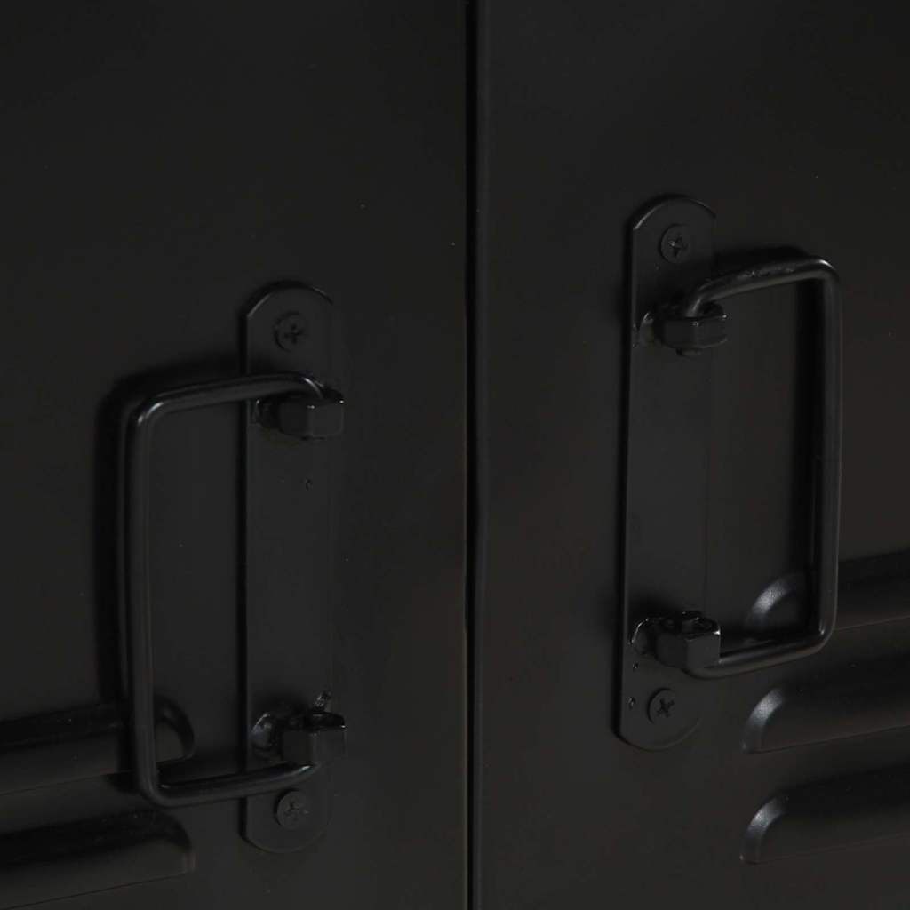 vidaXL Badezimmermöbel-Set 3 pcs Braun und Schwarz Massivholz Mango