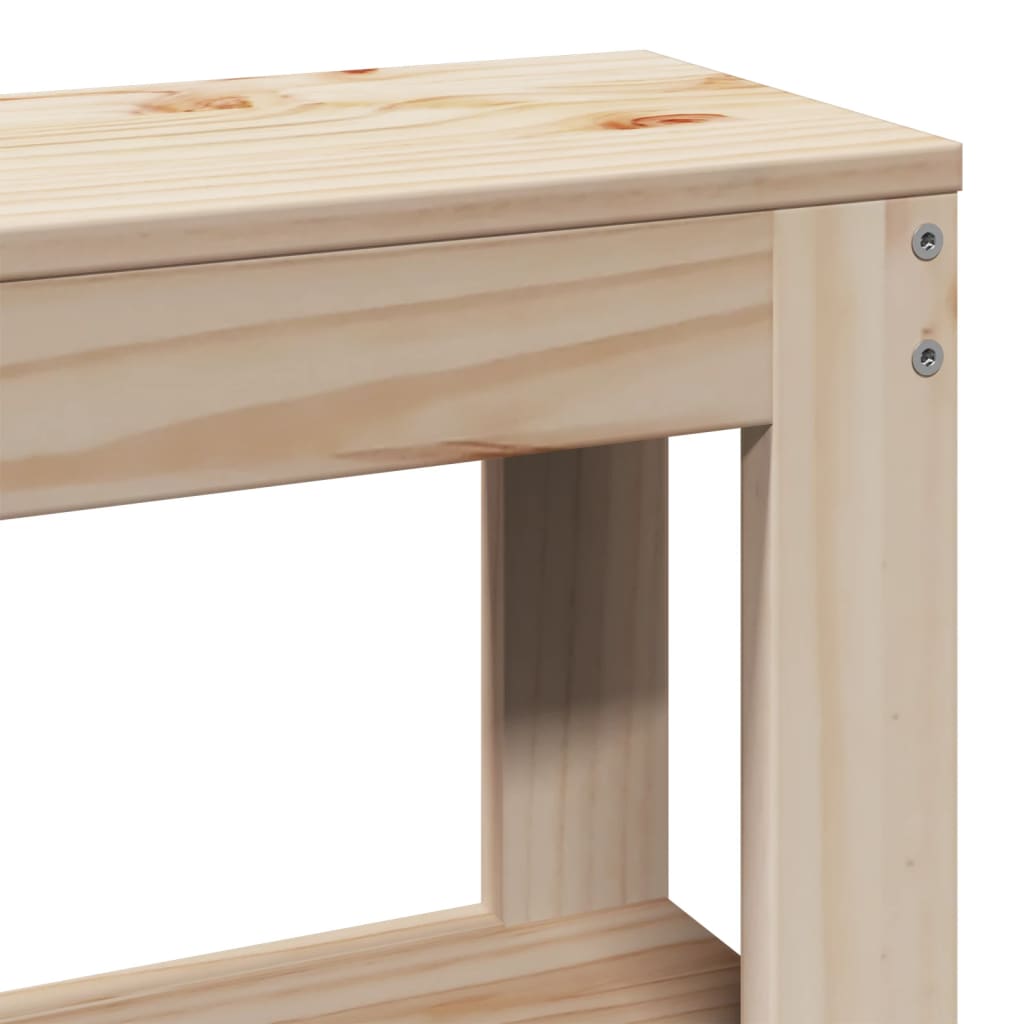 vidaXL Massivholzbett ohne Matratze 75x190 cm Kiefernholz