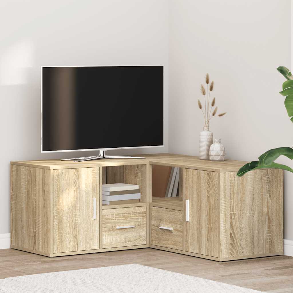 vidaXL Eckregal Weiß 160x40x45 cm Holzwerkstoff