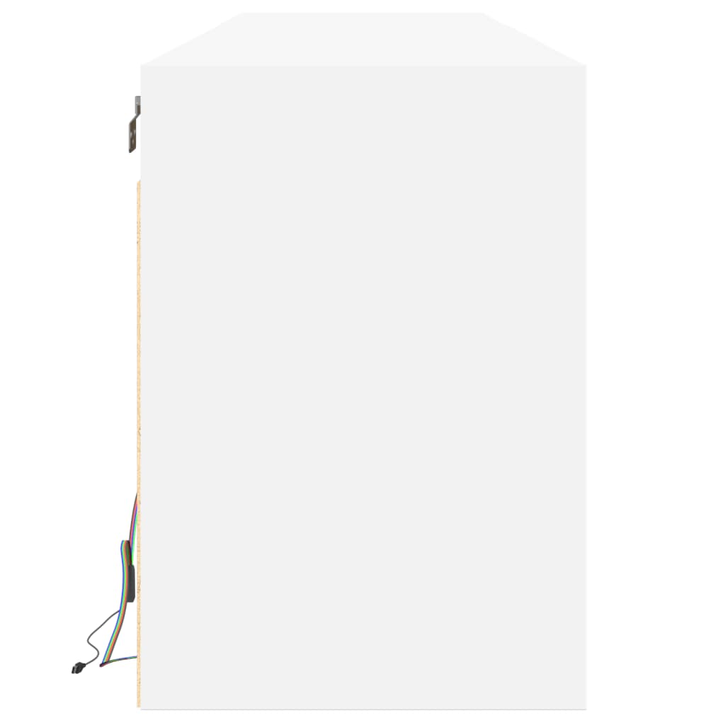 vidaXL TV-Wandschrank mit LED Weiß 180x31x45 cm