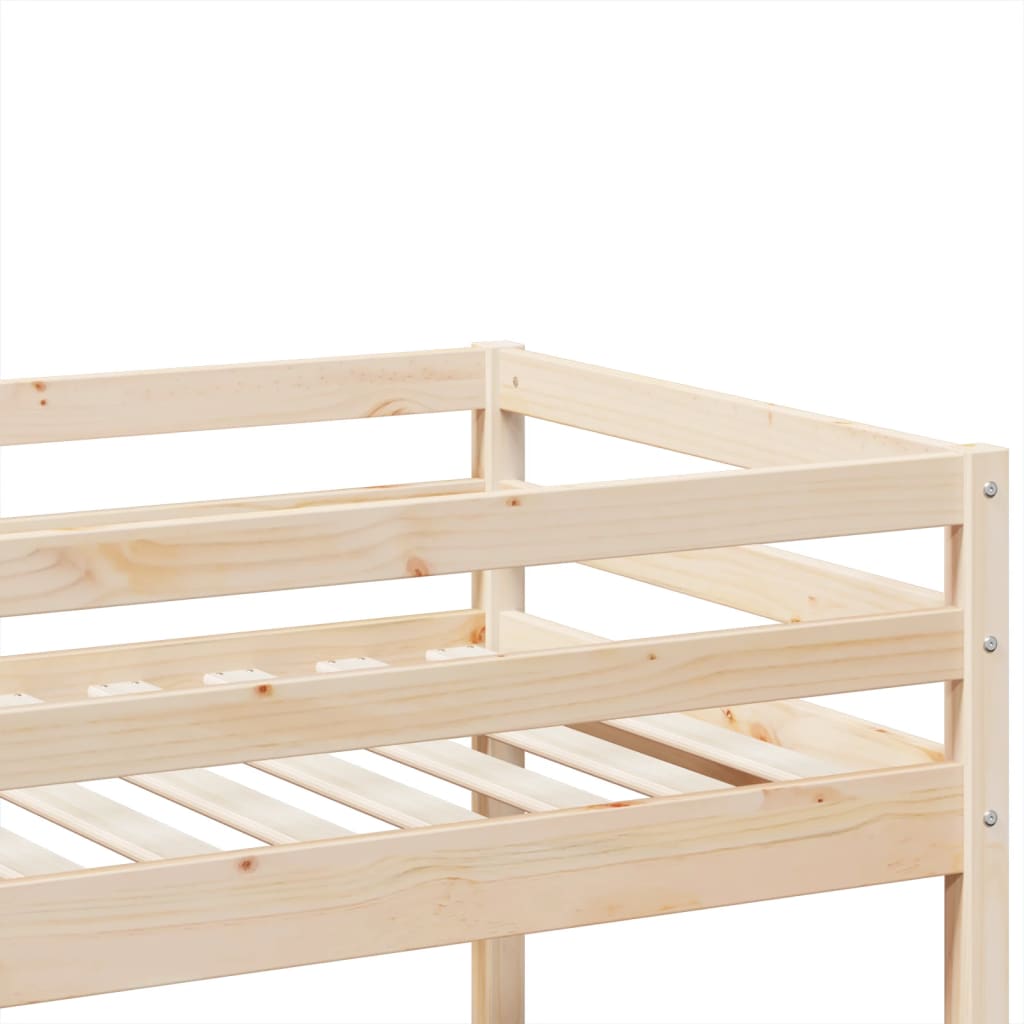vidaXL Etagenbett 80x200 cm Massivholz Kiefer