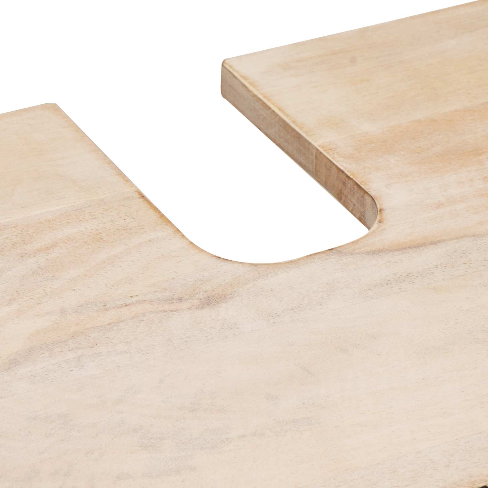 vidaXL Badezimmer Sets Weiße gewaschene Oberfläche Massivholz Mango