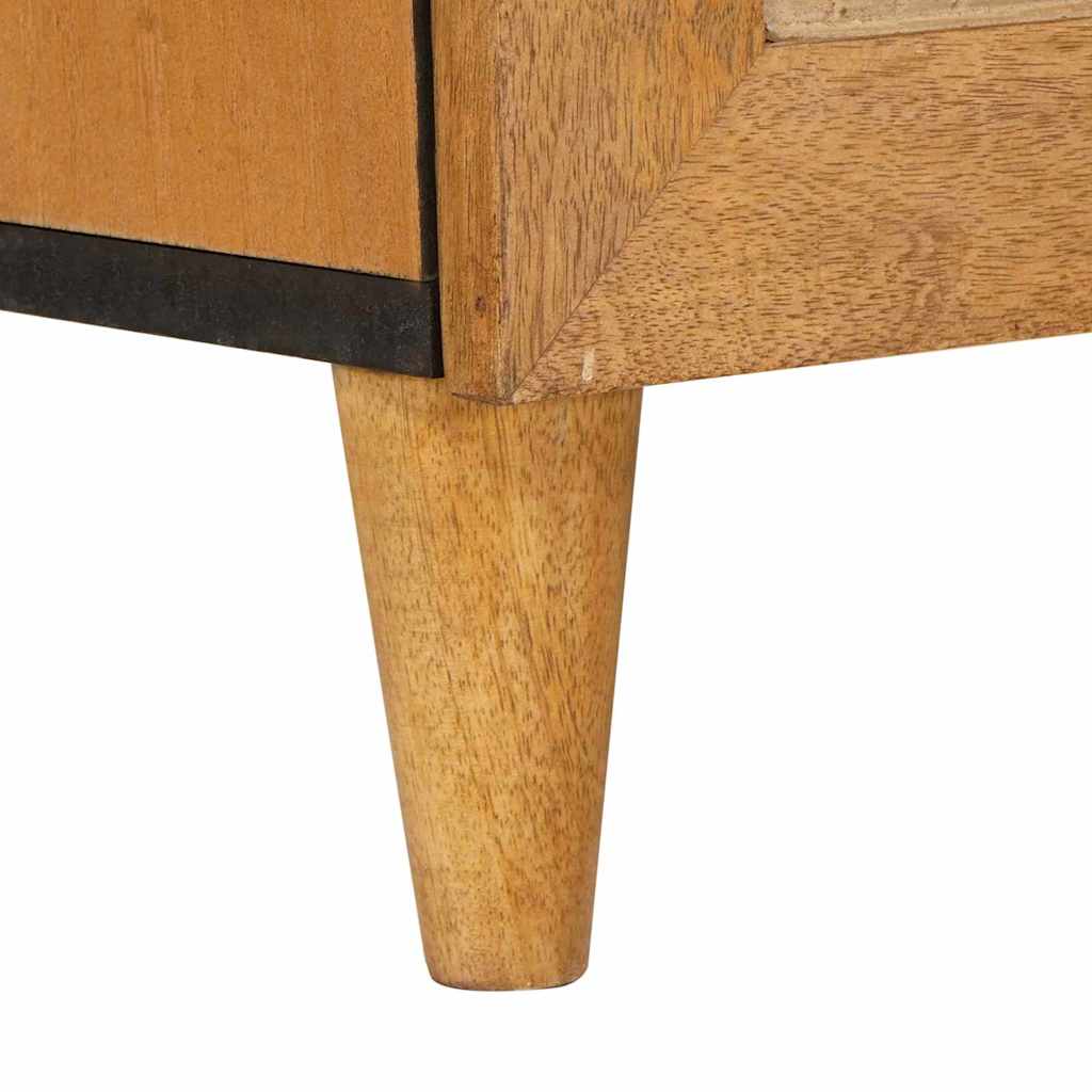vidaXL Sideboard 2 pcs Braun 60 x 33 x 75 cm massives Mangoholz