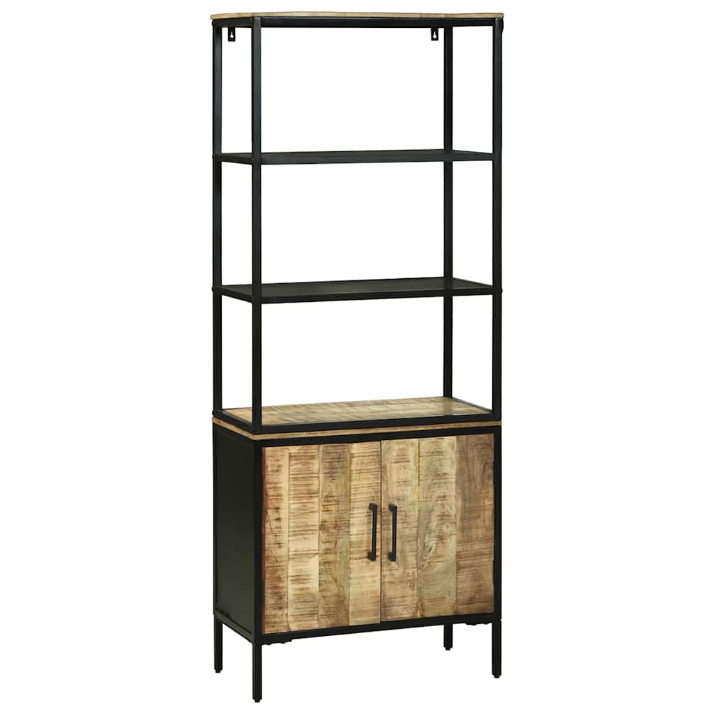 vidaXL Highboard Braun 70 x 35 x 180 cm Massivholz Mango