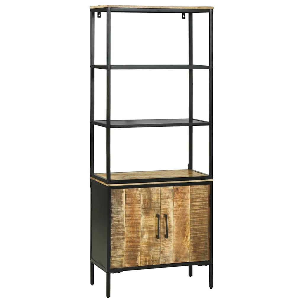 vidaXL Highboard Braun 70 x 35 x 180 cm Massivholz Mango