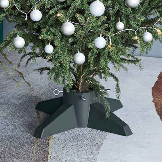 Christbaumständer Grün 55,5x55,5x15 cm