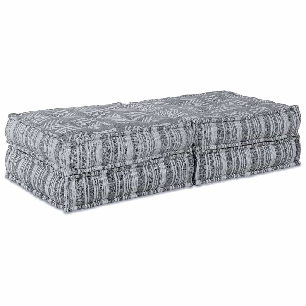 vidaXL Modulares Sofa 2 pcs Creme 140 x 70 x 56 cm Stoff