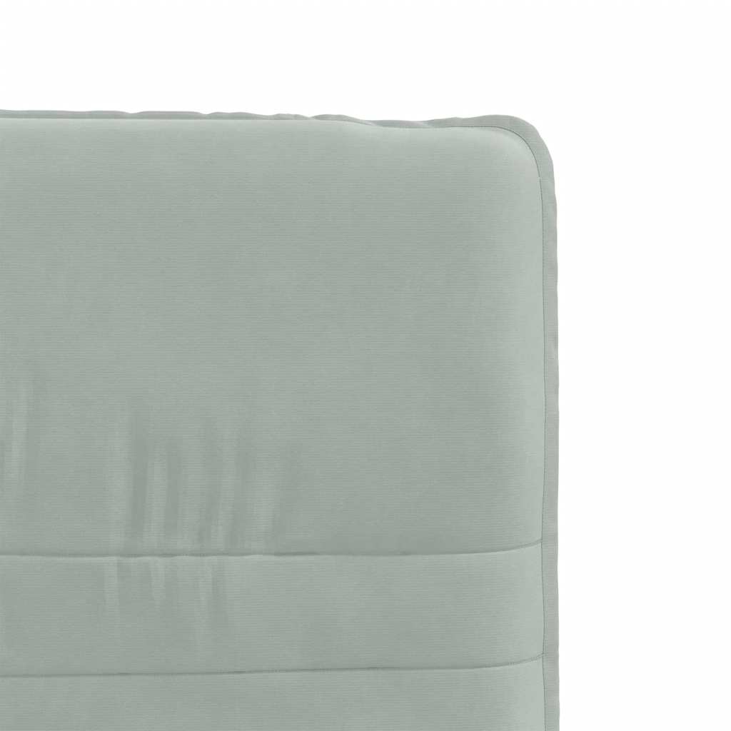 vidaXL Esszimmerstühle 2 Stk. Hellgrau Samt