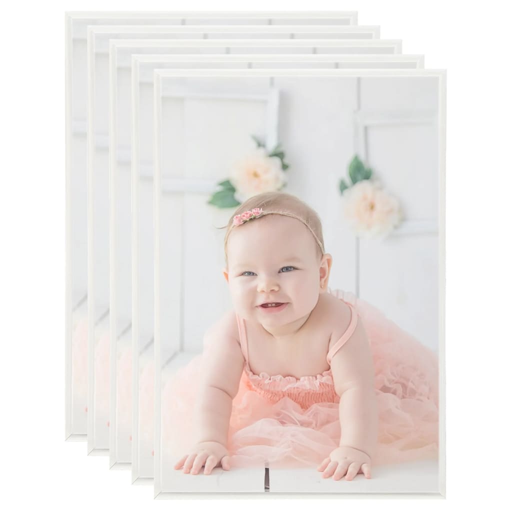 vidaXL Bilderrahmen Collage 3 Stk. für Tisch Silbern 13x18 cm MDF