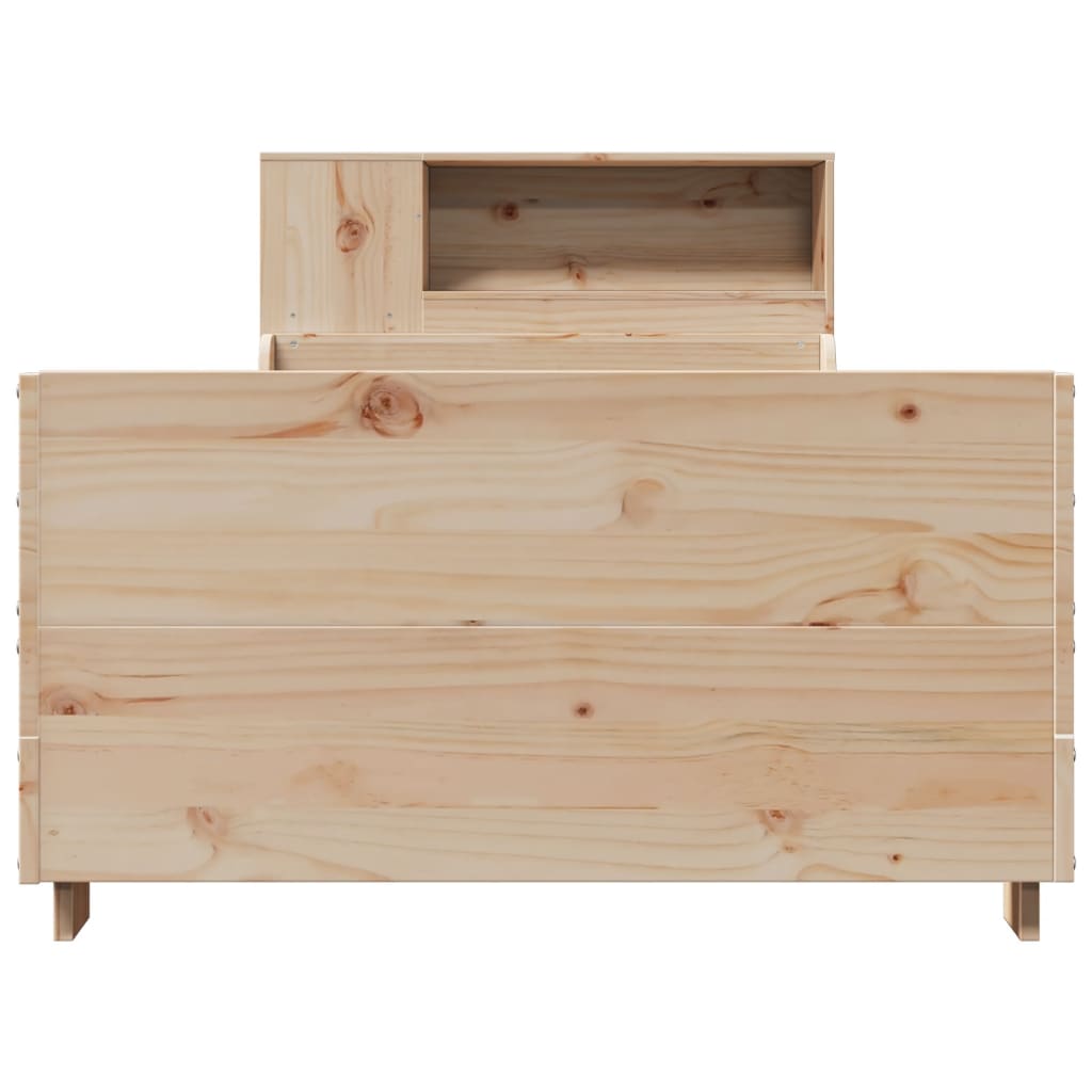 vidaXL Massivholzbett ohne Matratze 100x200 cm Kiefernholz