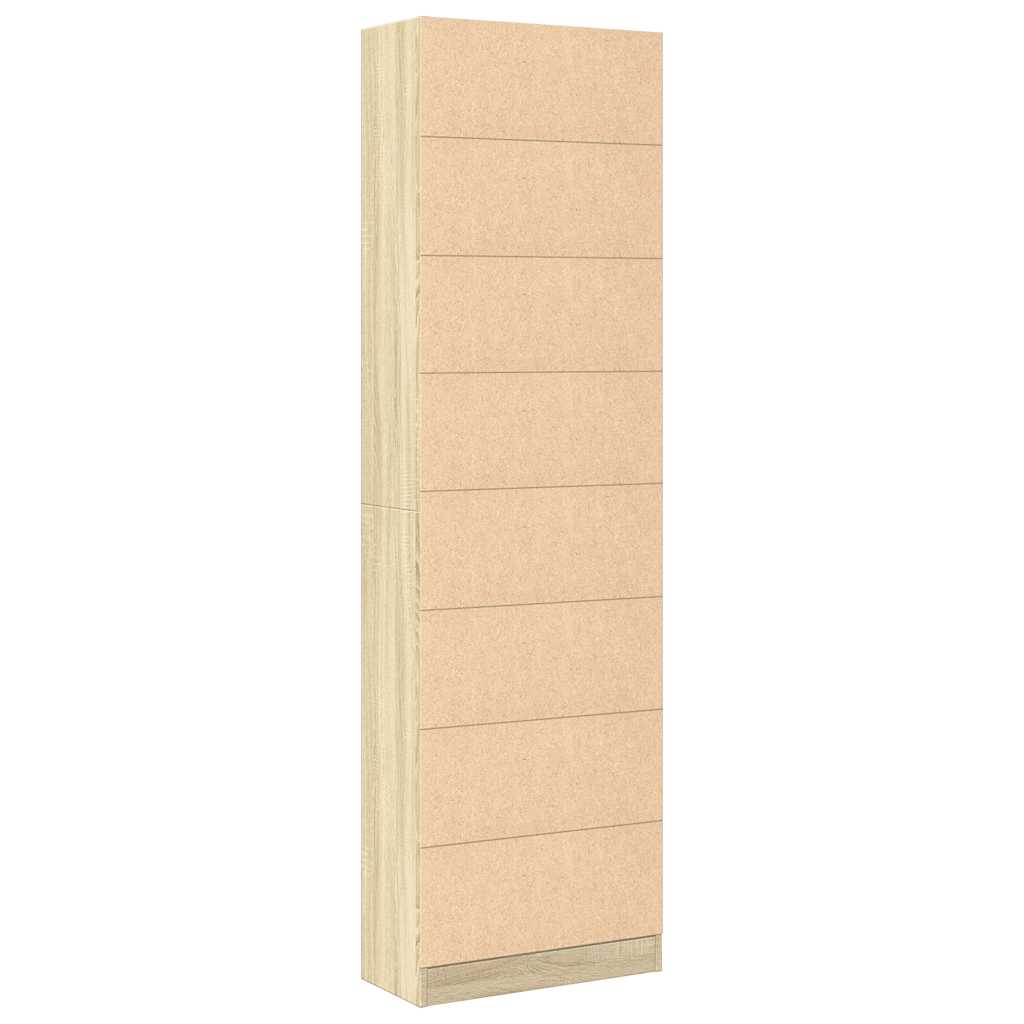 vidaXL Garderobenschrank Sonoma-Eiche 55x25x189 cm Holzwerkstoff