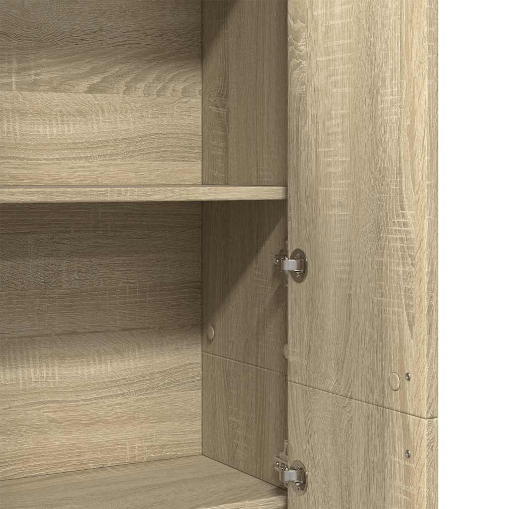 vidaXL Garderobenschrank Sonoma-Eiche 55x25x189 cm Holzwerkstoff