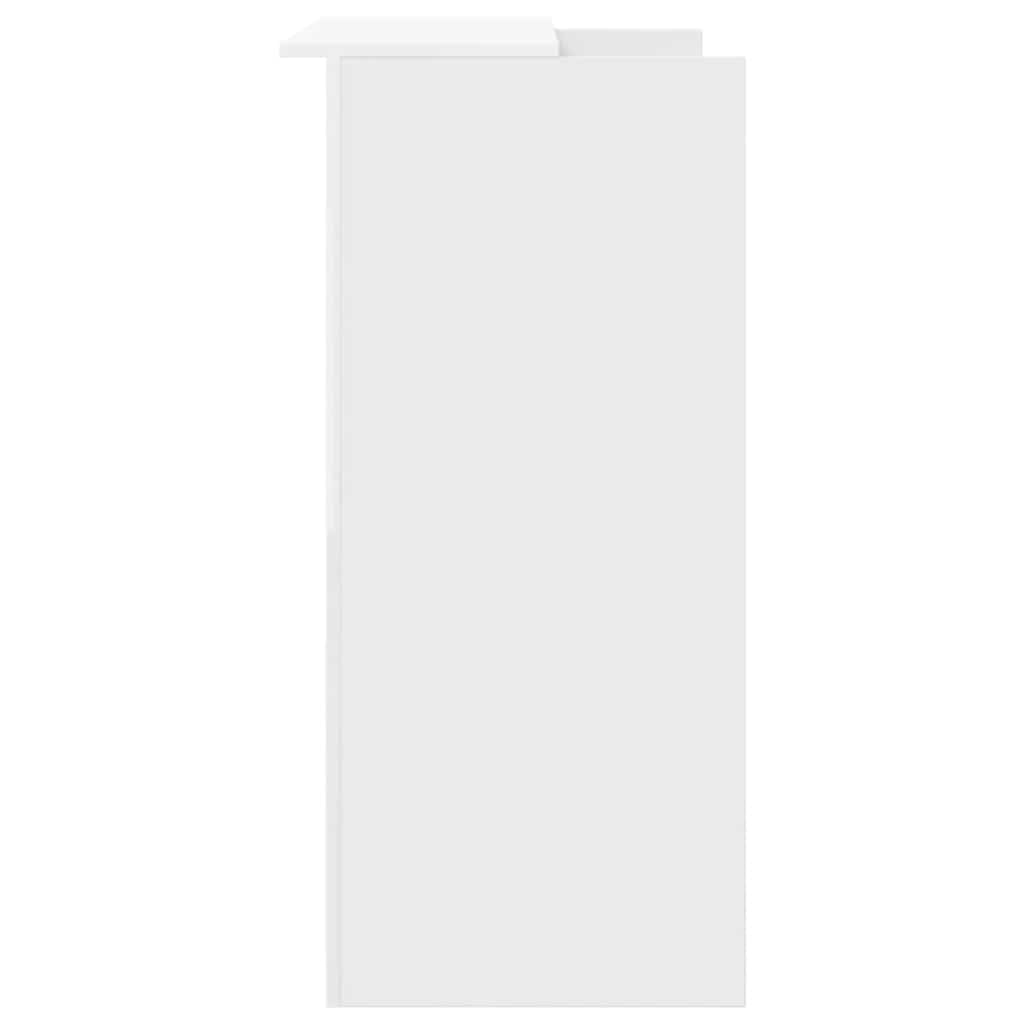 vidaXL Empfangstresen Weiß 100 x 50 x 103,5 cm Holzwerkstoff