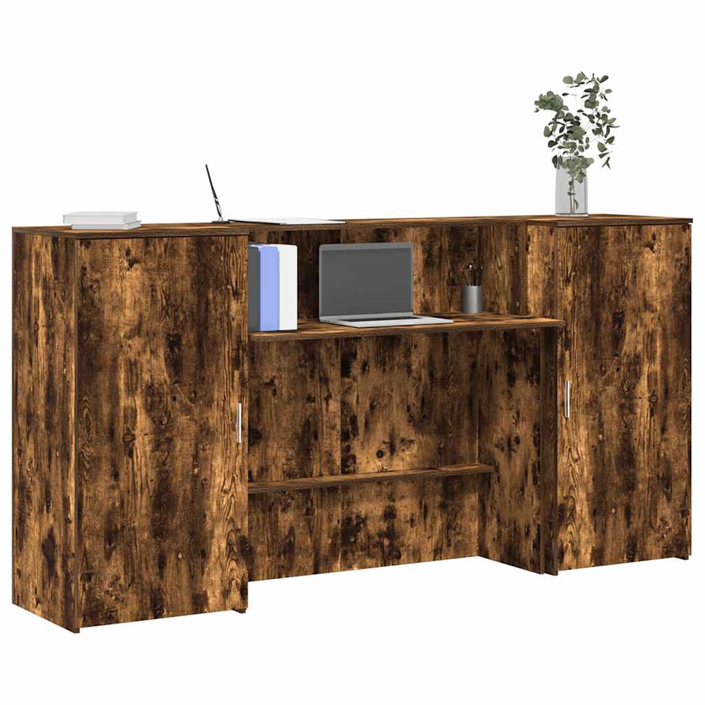 vidaXL Empfangstresen Weiß 180 x 50 x 103,5 cm Holzwerkstoff