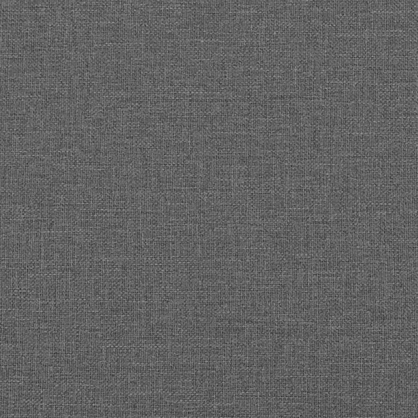 vidaXL Sofa 3 pcs Dunkelgrau Stoff