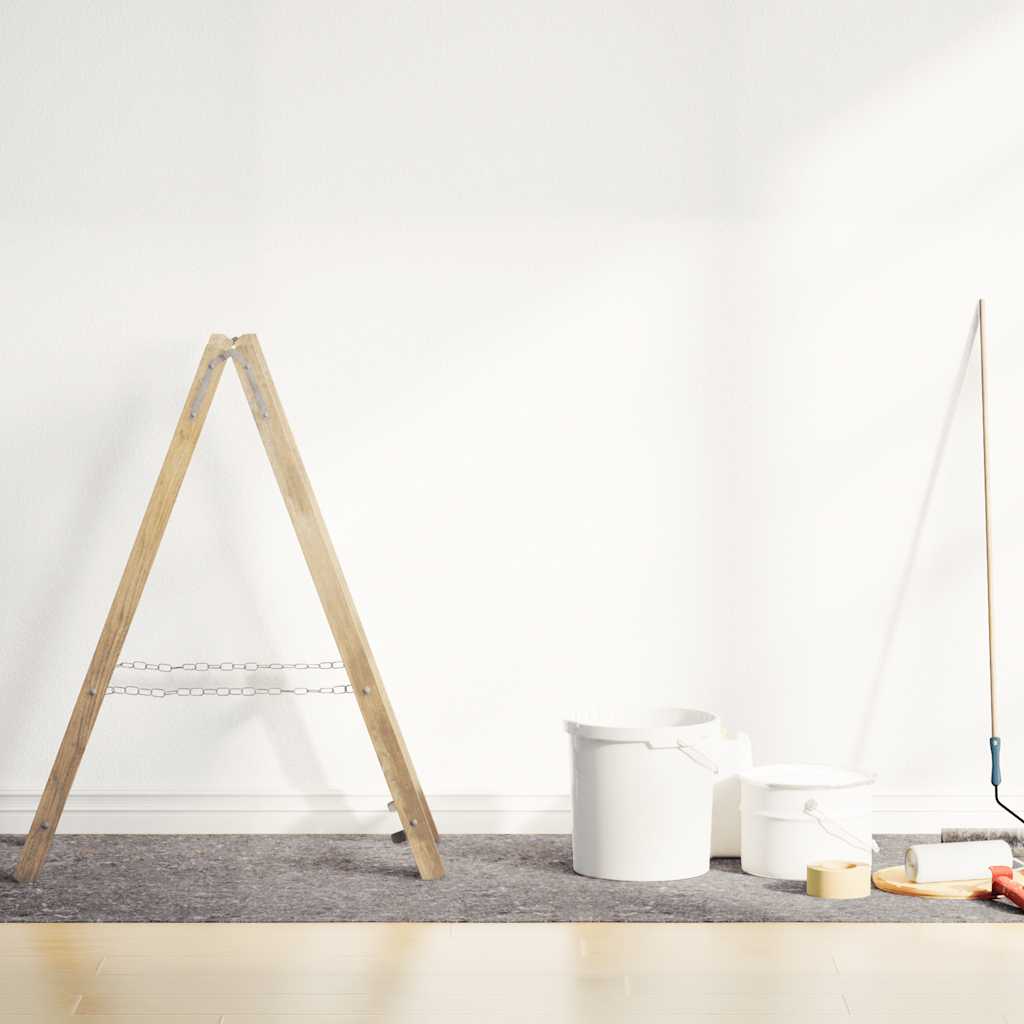 vidaXL Rutschfeste Malervliese 2 Stk. 5 m 220 g/m² Grau