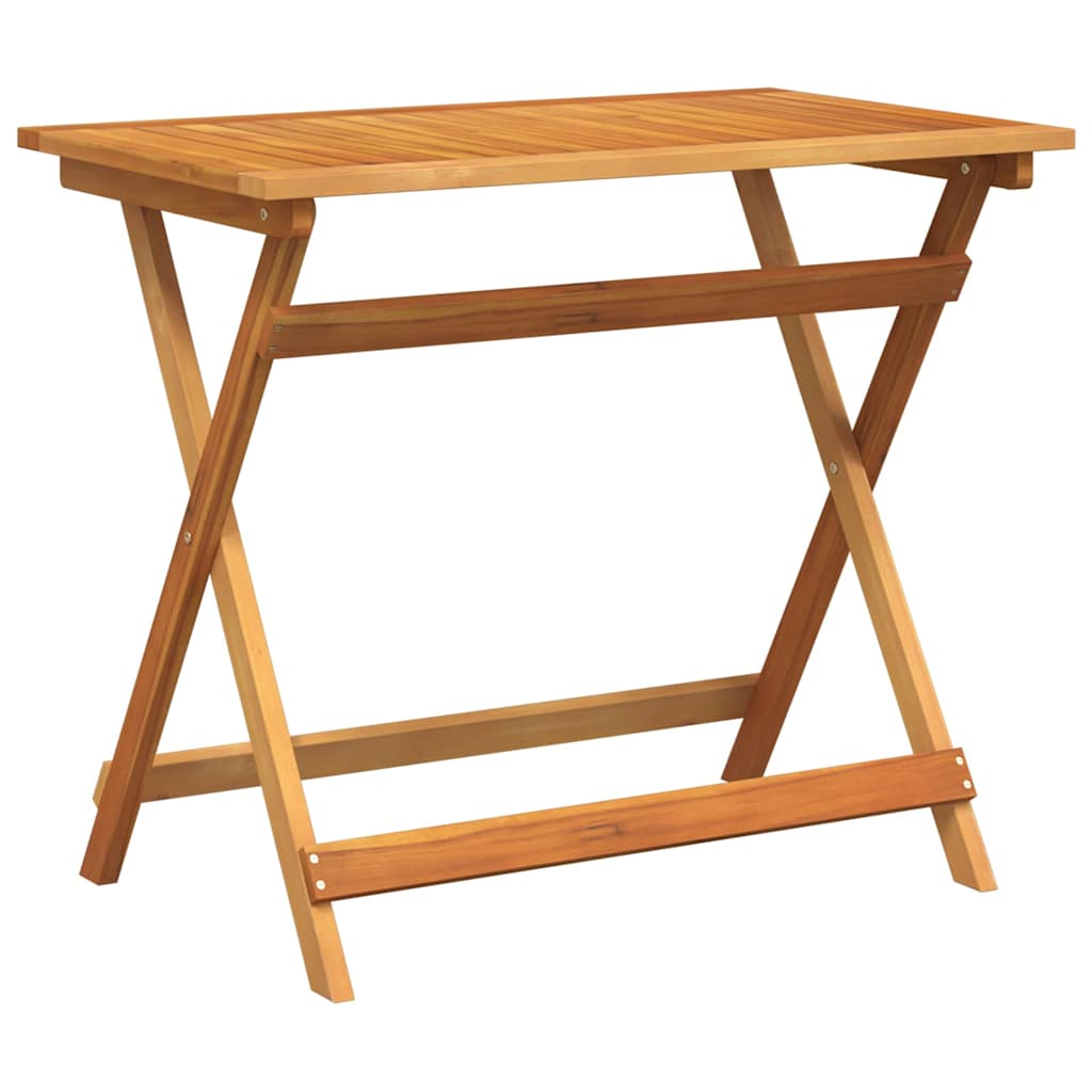 Garten Bistro Set 5 pcs Braun Massivholz Akazie