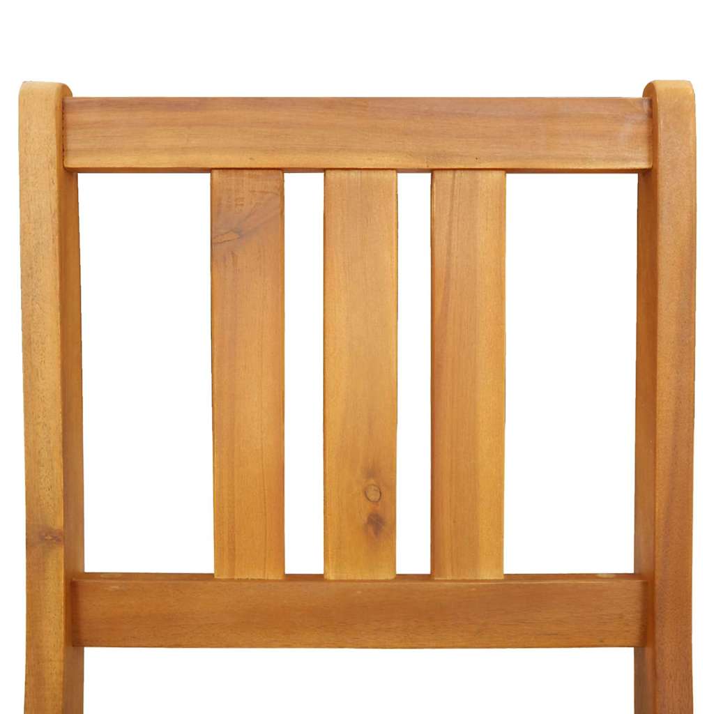 Gartenstuhl 4 pcs Öl-Natur 40 x 42 x 85 cm Massivholz Akazie