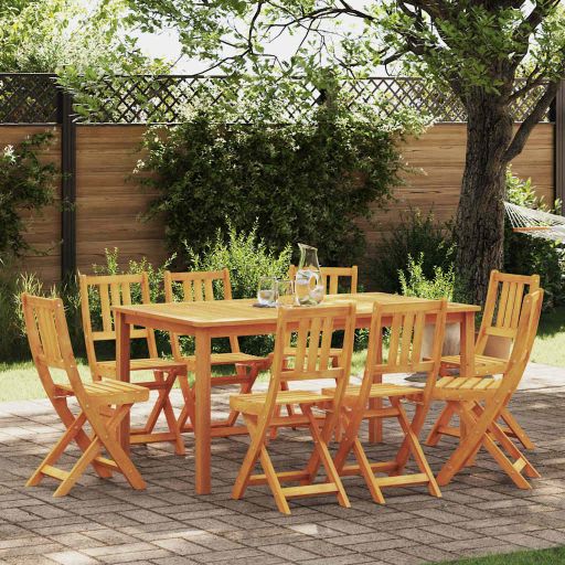 Gartenstuhl 4 pcs Öl-Natur 40 x 42 x 85 cm Massivholz Akazie