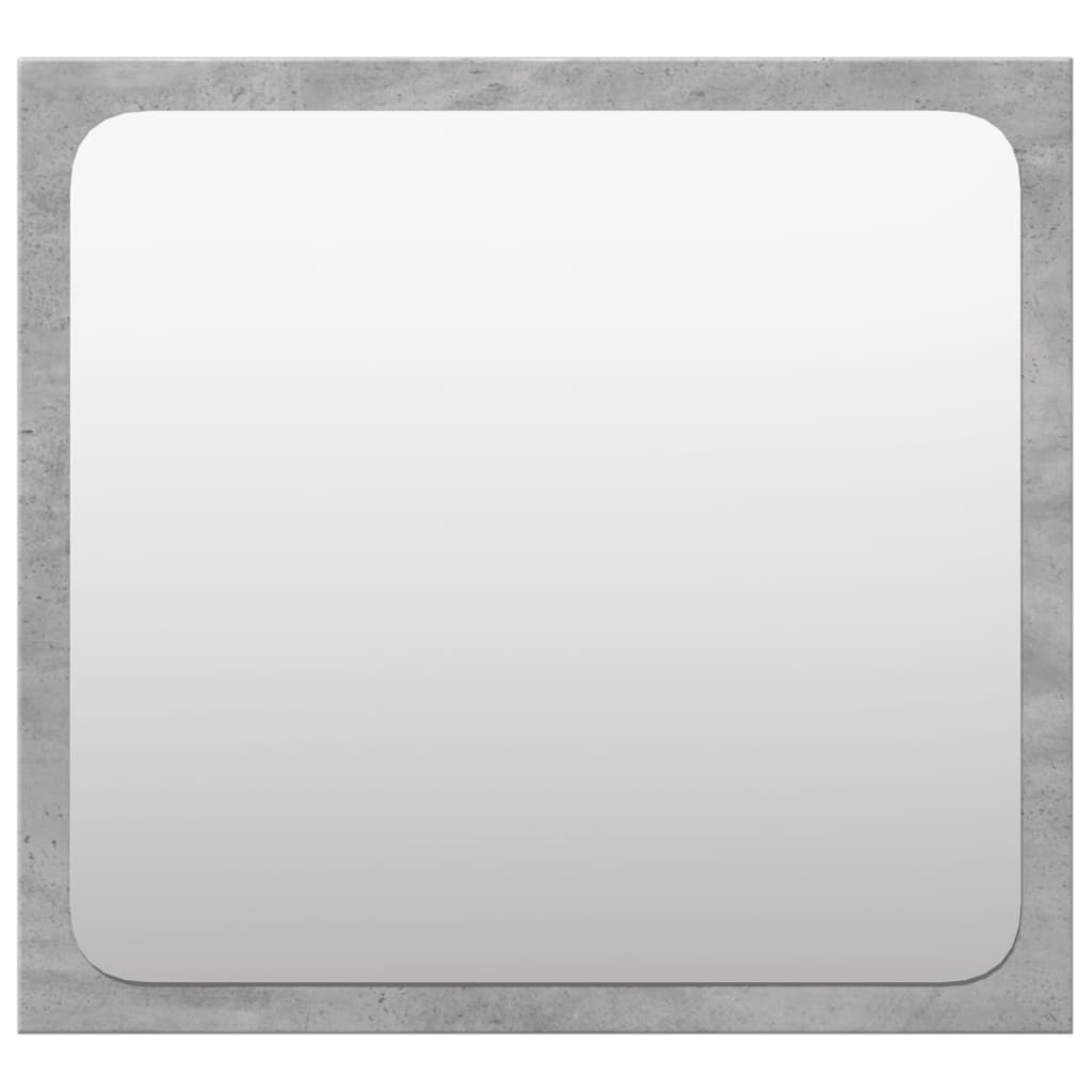 vidaXL 4-tlg. Badmöbel-Set Betongrau Holzwerkstoff