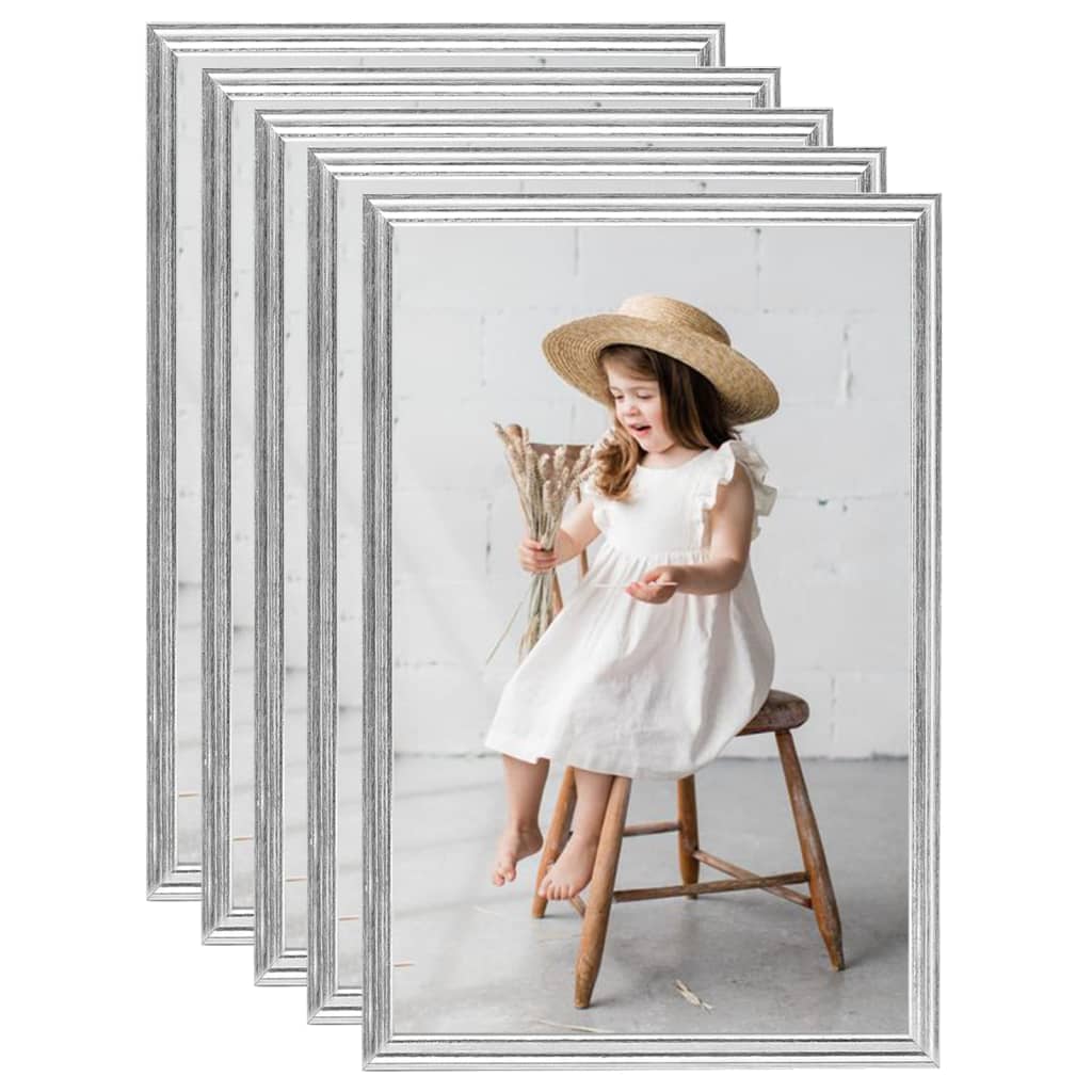 vidaXL Bilderrahmen Collage 3 Stk. für Tisch Weiß 18x24 cm MDF