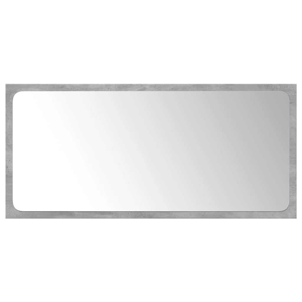 vidaXL 3-tlg. Badmöbel-Set Betongrau Holzwerkstoff