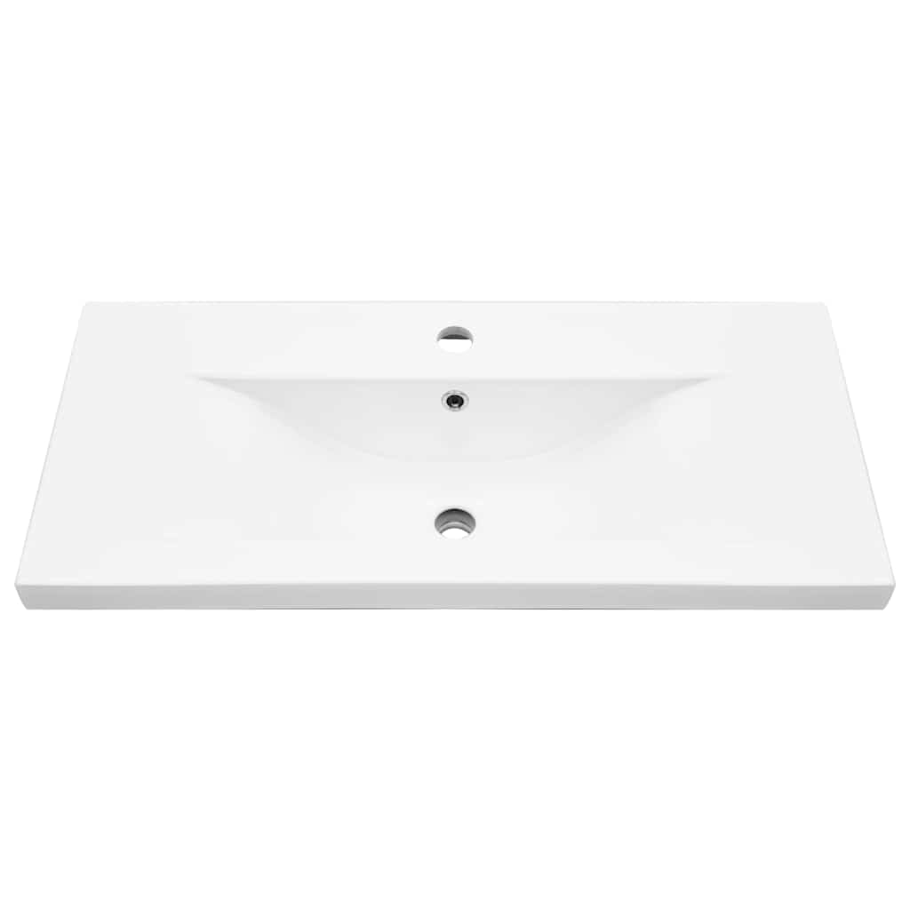 vidaXL 3-tlg. Badmöbel-Set Betongrau Holzwerkstoff