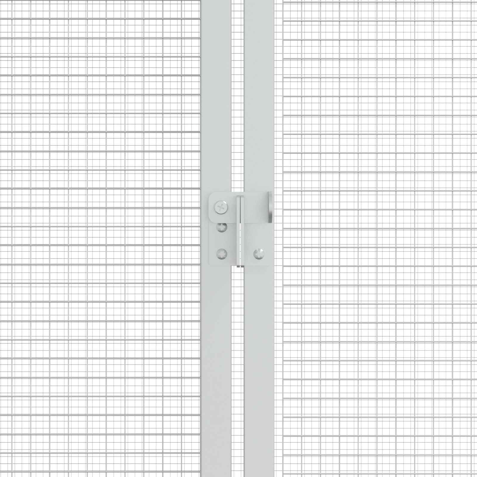 vidaXL Vogelkäfig Anthrazit 422 x 103 x 142 cm Verzinkter Stahl