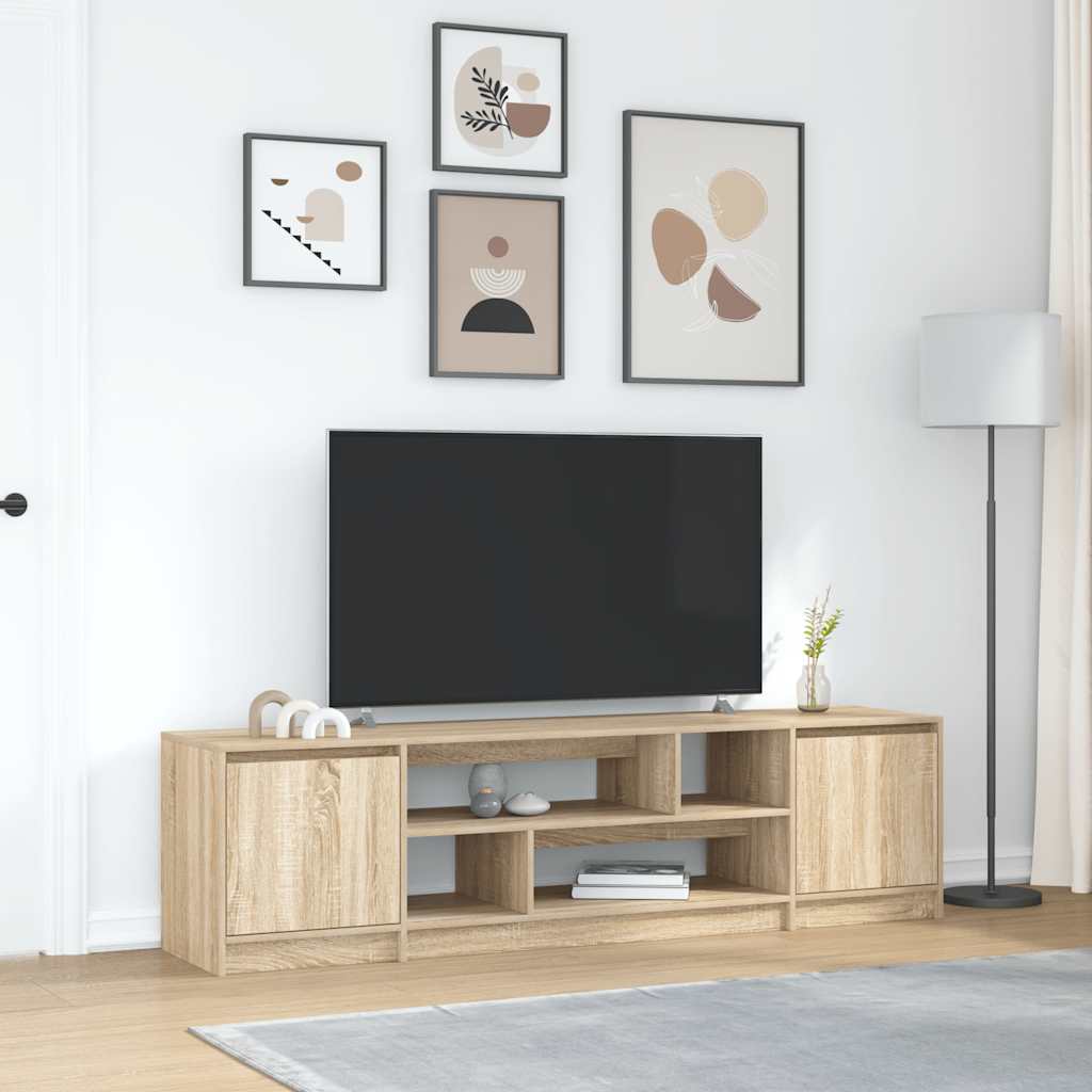 vidaXL TV-Schrank Weiß 188,5x41x50 cm Holzwerkstoff