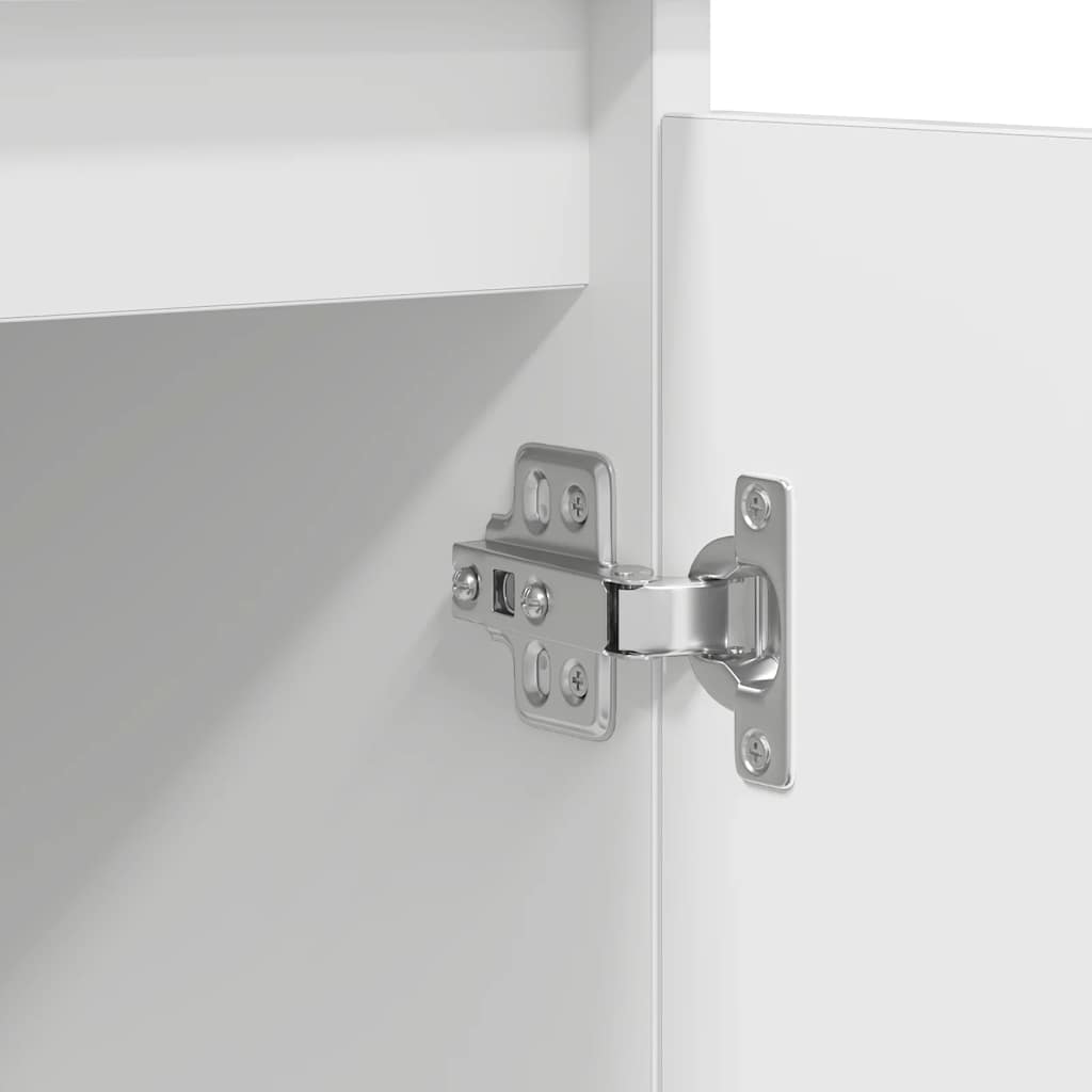 vidaXL Sideboard mit Schubladen Weiß 100,5x35x76 cm Holzwerkstoff