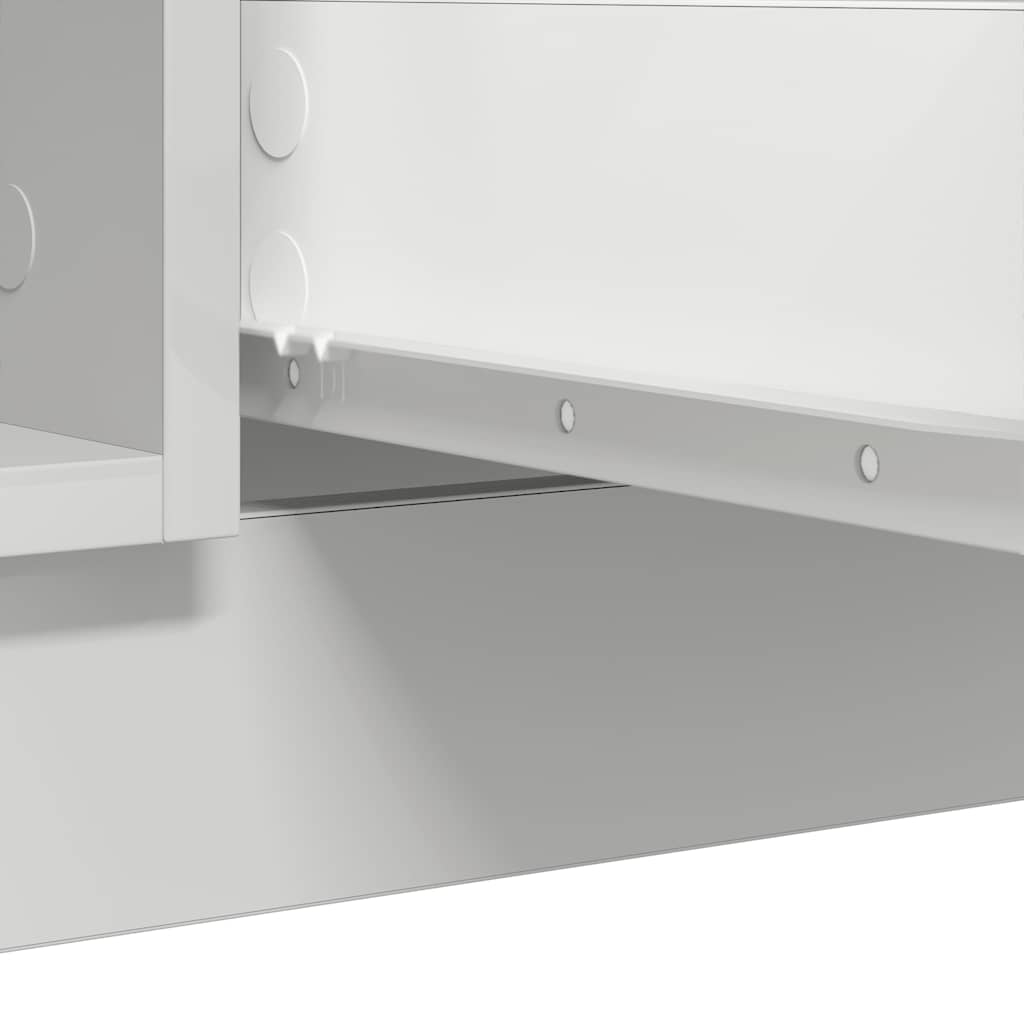 vidaXL Sideboard mit Schubladen Weiß 100,5x35x76 cm Holzwerkstoff