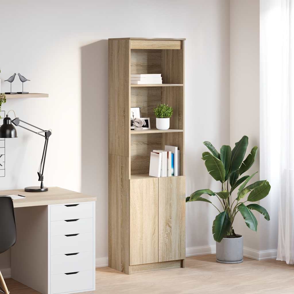 vidaXL Highboard Weiß 50x35x180 cm Holzwerkstoff