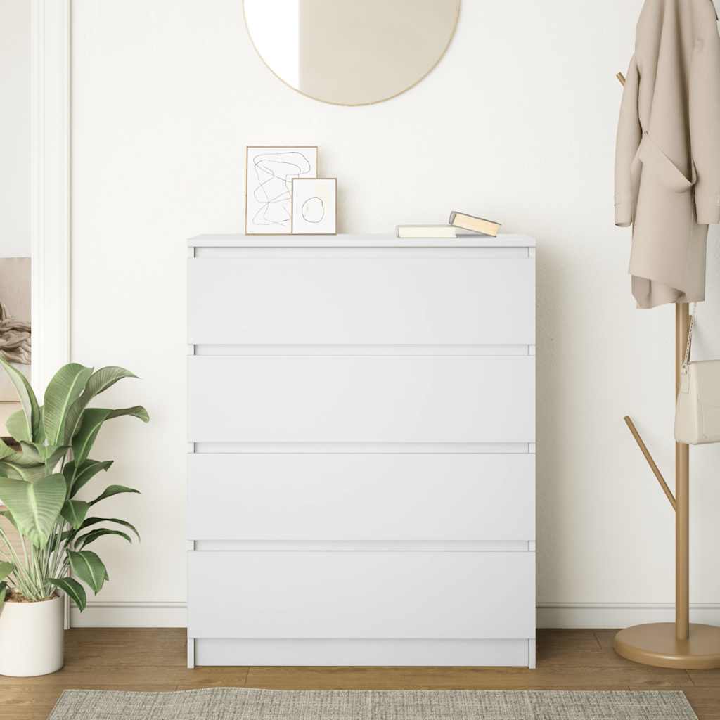 vidaXL Sideboard Weiß 80x35x99 cm Holzwerkstoff