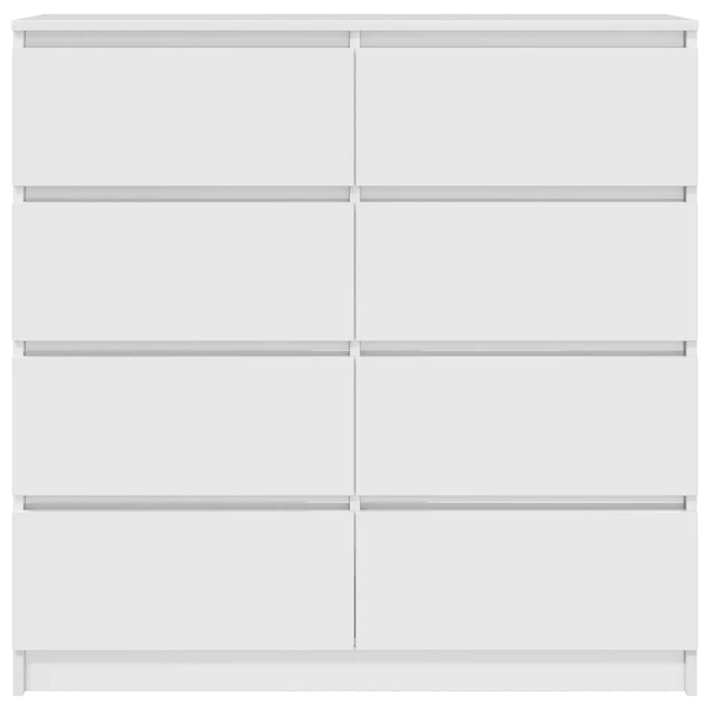 vidaXL Sideboard Weiß 100x35x99 cm Holzwerkstoff