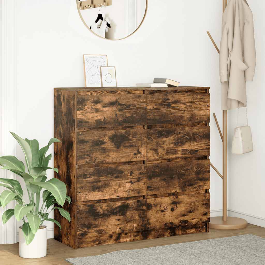 vidaXL Sideboard Weiß 100x35x99 cm Holzwerkstoff