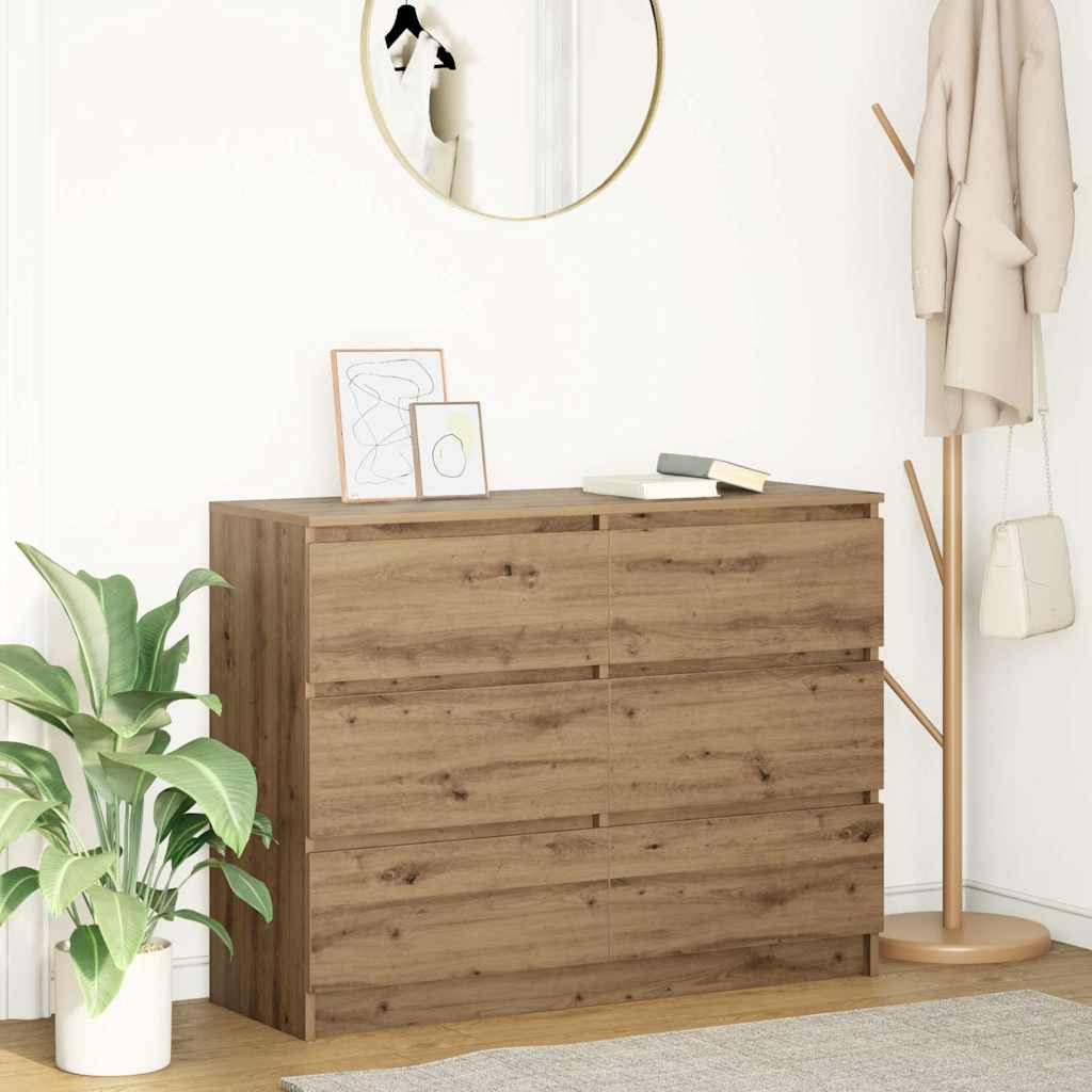 vidaXL Sideboard Weiß 100x35x76 cm Holzwerkstoff