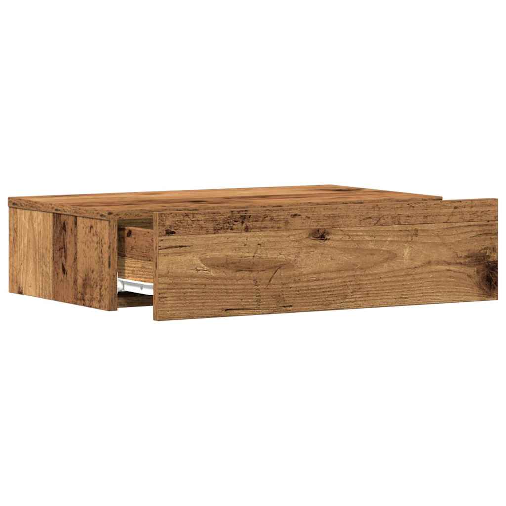 vidaXL Nachttisch Altholz-Optik 60x35 cm Holzwerkstoff