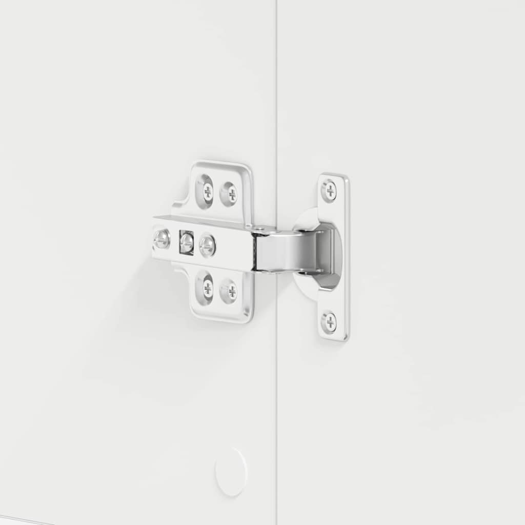 vidaXL Schuhschrank mit Regal Weiß 80 x 39 x 178 cm Holzwerkstoff