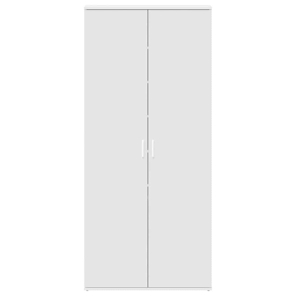 vidaXL Schuhschrank mit Regal Weiß 80 x 39 x 178 cm Holzwerkstoff