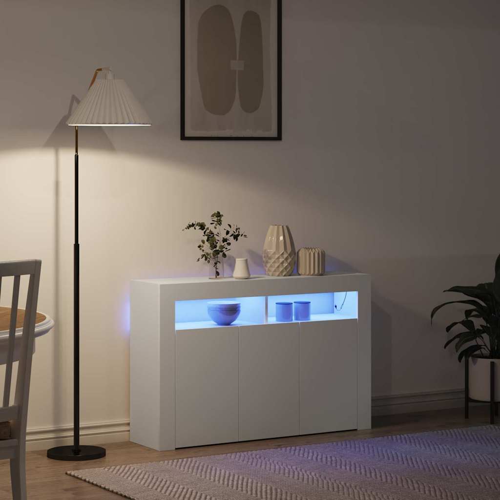 vidaXL Sideboard Weiß 116 x 30 x 75 cm Holzwerkstoff