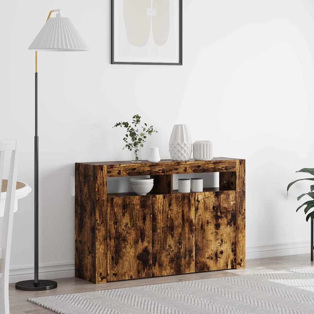vidaXL Sideboard Weiß 116 x 30 x 75 cm Holzwerkstoff