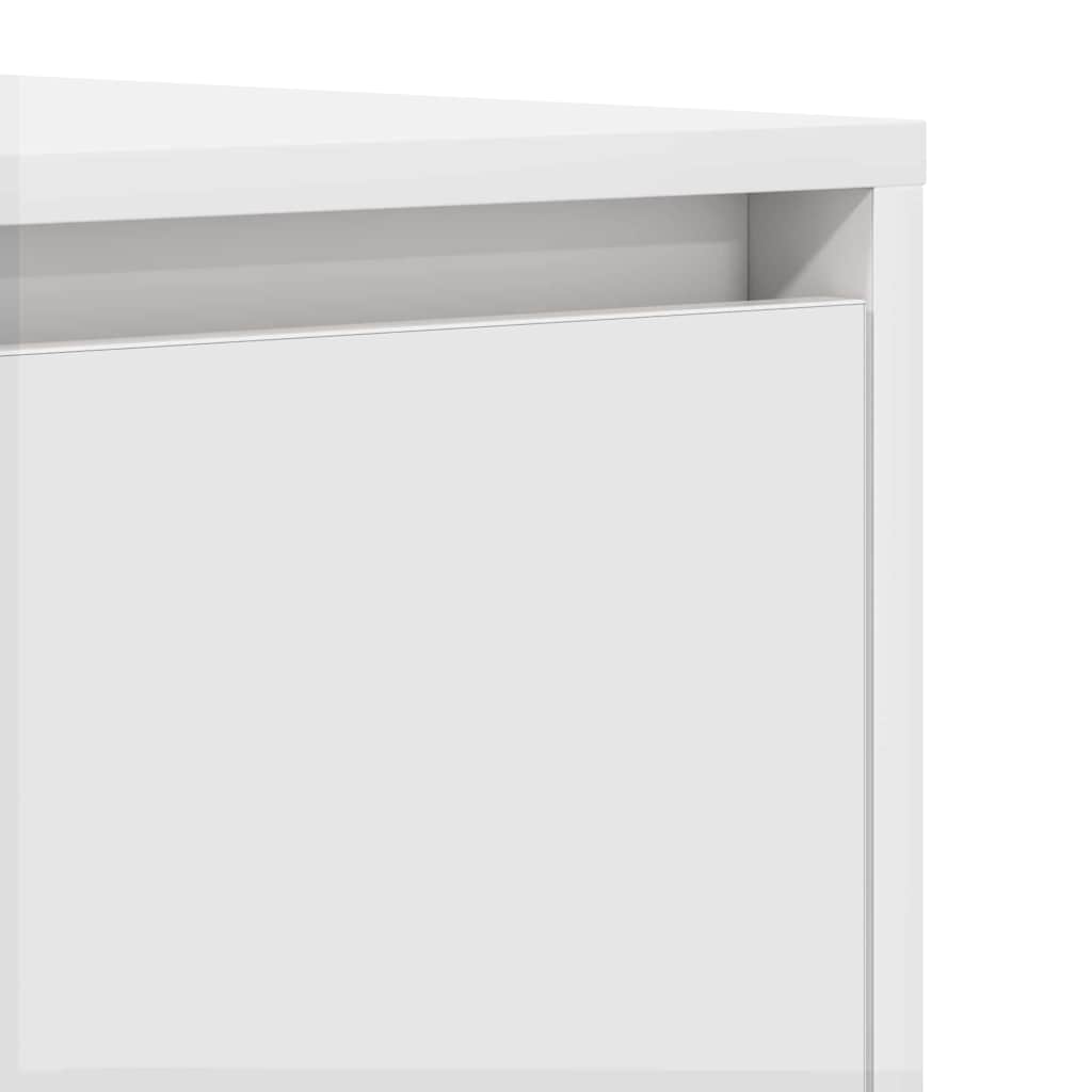 vidaXL Sideboard mit Schubladen Weiß 120 x 41 x 75 cm Holzwerkstoff