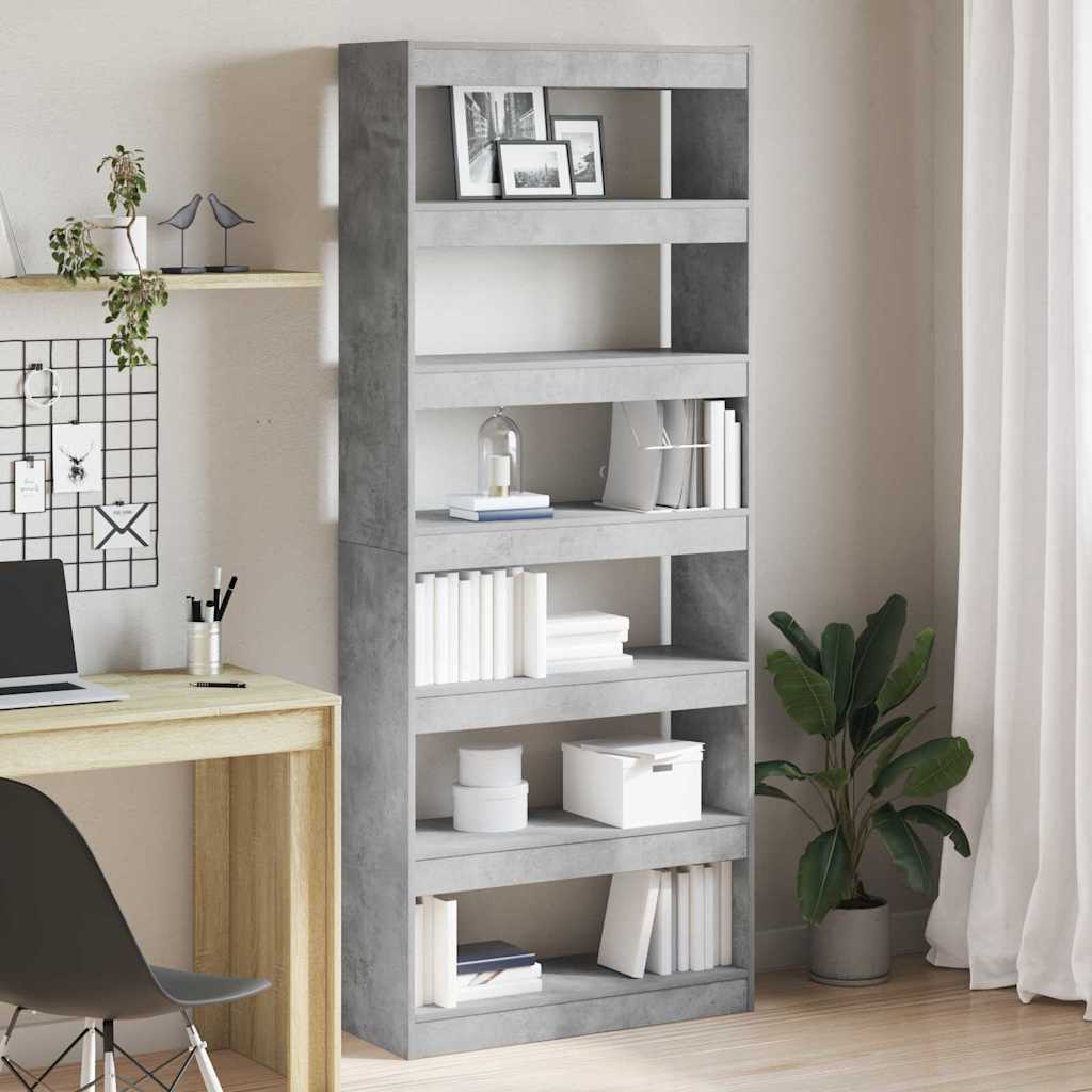vidaXL Bücherregal mit Regal Weiß 80 x 30 x 198 cm Holzwerkstoff