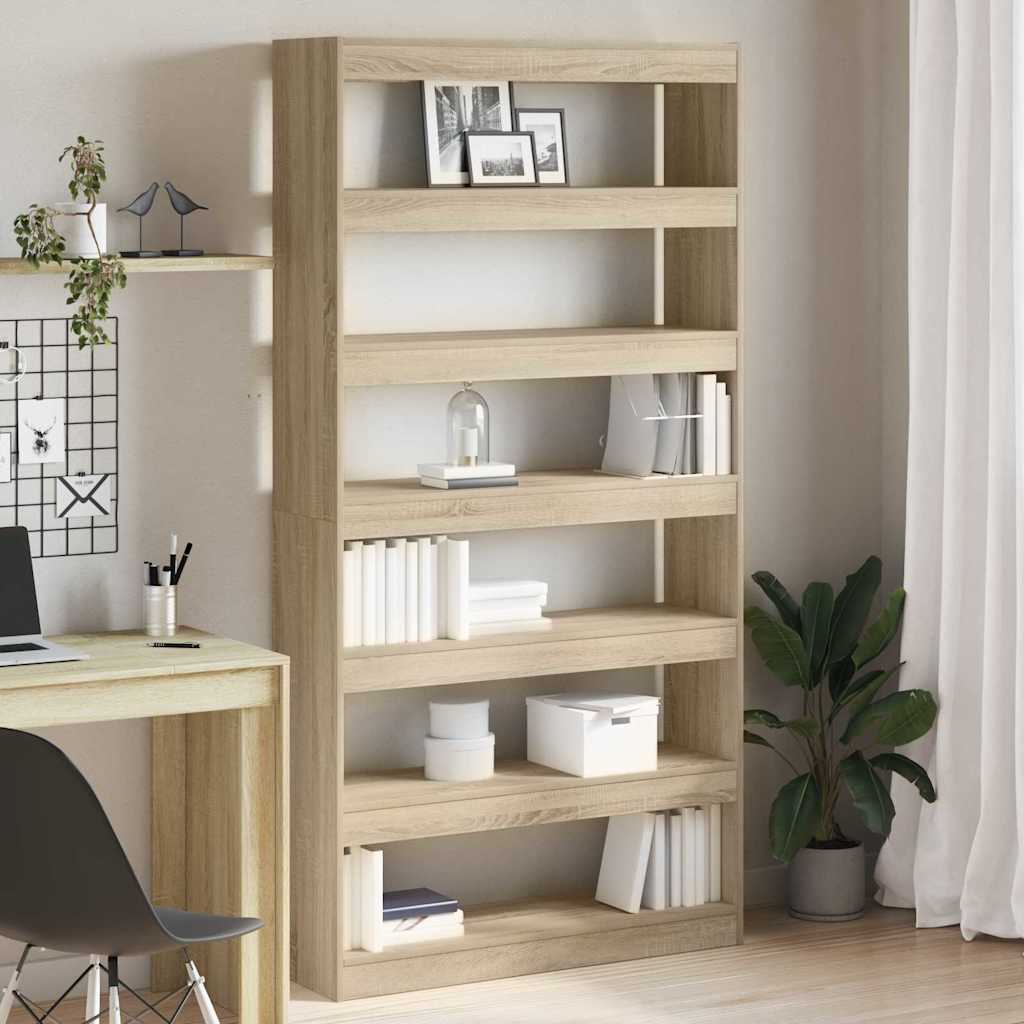vidaXL Bücherregal Weiß 100 x 30 x 198 cm Holzwerkstoff